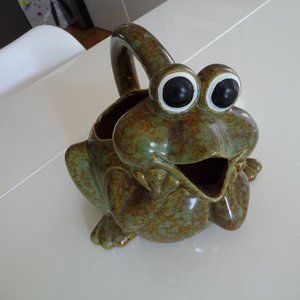 GORGEOUS FUNKY MID CENTURY CERAMIC WATERING POT MADE BY BIRD BRAIN